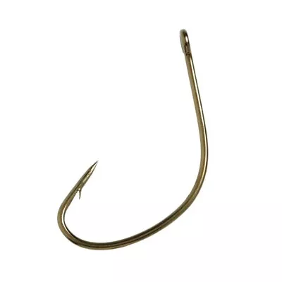 1 Box Of Eagle Claw Lazer Sharp L141F Bronze Kahle Wide Gap Fishing Hooks • $22.95