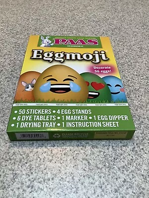 Eggmoji Egg Decorating Kit For 36 Eggs Includes 6 Dye Tablets50 Stickers Paas • £1.51