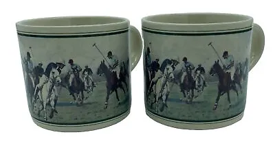 Vintage Polo Ralph Lauren Coffee Tea Mugs 1988 Made In Japan • $19.99