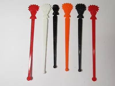 6 Vintage Swizzle Cocktail Drink Stir Sticks Benihana Of Tokyo Lot C2300 • $7.34