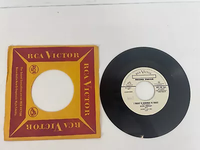 Elvis Presley Mystery Train Promo I Forgot To Remember Vinyl 45 Record 7  Rare ! • $319.99