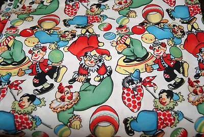 1 Yard Michael Miller Clown Capers Quilt Fabric T45 • $14.99