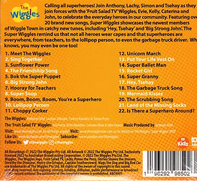 Wiggles Super Wiggles CD NEW • $16