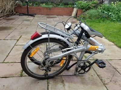 £24 • Buy Folding Bike 6 Speed 17  Wheel In VGC - Commuting, Camping, Caravan, Campervan