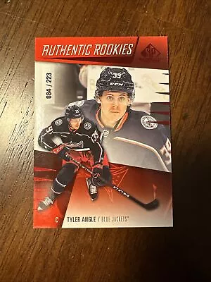 2023-24 SP Game Used Hockey Tyler Angle Authentic Rookies /223 Blue Jackets • $1.50
