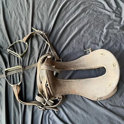 Original WW1 McClellan Cavalry Saddle W/ Tack & Stirrups • $450