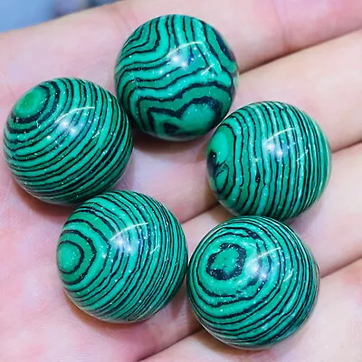 5pc Top! Malachite Quartz Sphere Crystal Ball Healing 20mm • $12.31