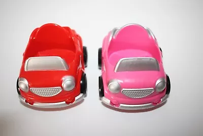 Disney Mickey Mouse Clubhouse Cars Lot Of 2 Mickey & Minnie Red & Pink 2009 • $8.49