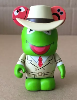 Disney VINYLMATION Muppets Series 3 Reporter Kermit The Frog 3  Figure VGC • $24.99