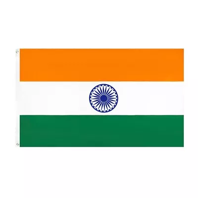 India Flag 5ft * 3ft 150cm * 90cm Large Flag • £3.95