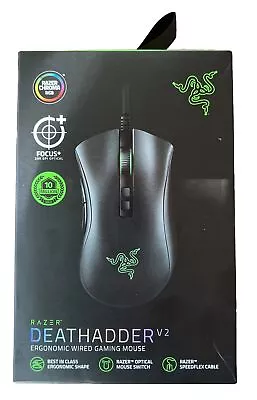 Razer Deathadder V2 Ergonomic Wired Gaming Mouse - Black • $69.95