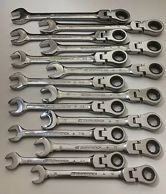 GearWrench SAE Or Metric Flex Head Ratcheting Combination Wrench U Pick The Size • $10.76