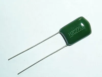 100PCS 400V 0.022uF 22nF 22000pF 2G223J ±5% Mylar Film Capacitors Radial • $3.24