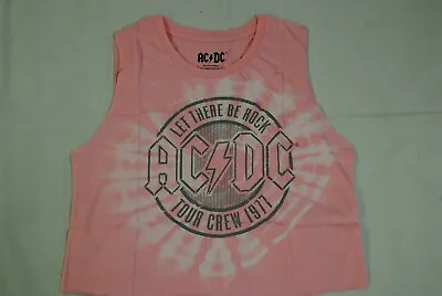 Ac/dc Let There Be Rock Vest Top Pink Child Kids Girls Youth Shirt New Official  • £9.99