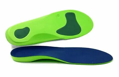 £4.75 • Buy Orthotic Insoles For Arch Support Plantar Fasciitis Flat Feet Back & Heel Pain