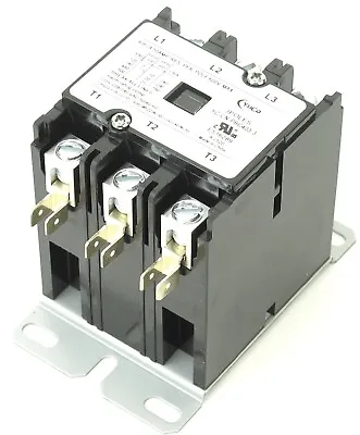 AIR CONDITIONING Definite Purpose Contactor 3P FLA 40-Amp 208/240V Coil • $24.99