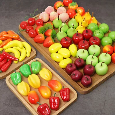 £2.93 • Buy Artificial Fruit Food Lifelike Fruits Plant Model Home Office Party Decor DIY 
