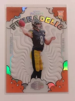 Kenny Pickett RC 2022 Panini Illusions Funkadelic #F-16 SP Orange Holo Rookie  • $0.99