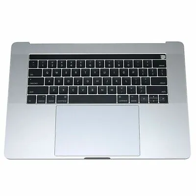 APPLE MACBOOK PRO A1990 Case KEYBOARD PALMREST TRACKPAD BATTERY Silver A- • $55.99