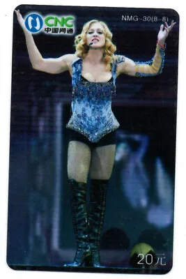 £1.75 • Buy China: Phone Card - Madonna Louise - Sexy Girl - US Singer/201