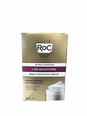 RoC Retinol Correxion Line Smoothing Max Hydration Cream 1.7 Oz NEW BOX • $17.90