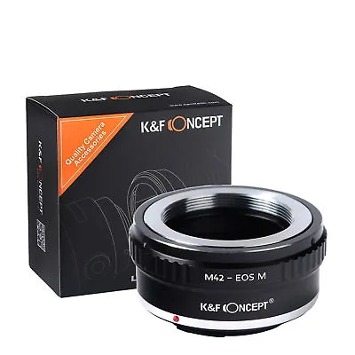 K&F Concept Adapter For M42 Mount Lens To Canon EOS M Camera M1 M2 M3 M5 • $36.66