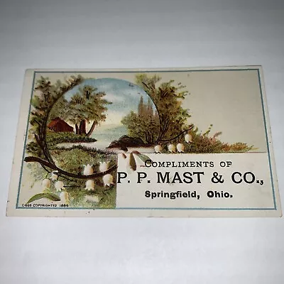 Vintage Advertising Card P.P. Mast & Co Farming Equipment Fort Atkinson Stamp • $14.99