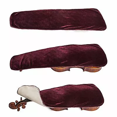 Acoustic Electric Violin Cover Cloth Blanket Burgundy Color For 4/4 Violin Case  • $6.99