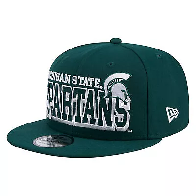 Men's New Era Green Michigan State Spartans Game Day 9FIFTY Snapback Hat • $36.99