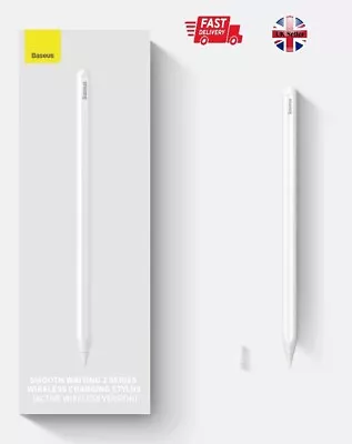 Baseus Gen2 Digital Stylus Pen For Apple IPad Wireless Charging Palm Rejection • £19.99