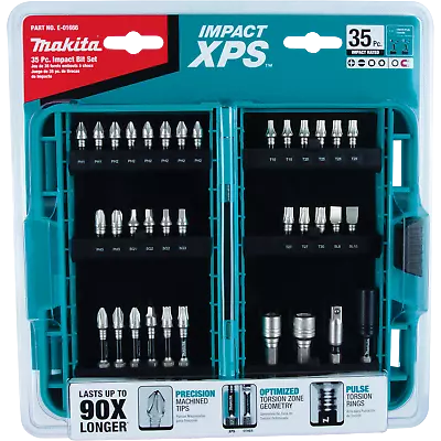 MAKITA E-01666 35 Pc. IMPACT XPS DRIVER BIT SET  • £27.95