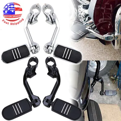 New Long Highway 1-1/4  Bars Foot Pegs For Harley Electra Road King Street Glide • $64.50