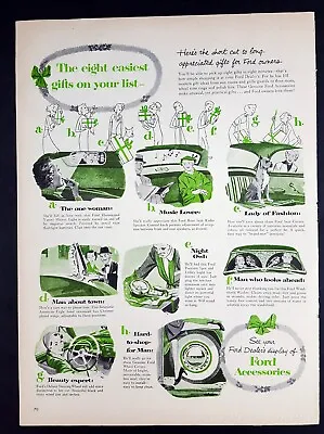 1954 Ford Accessories Vintage Magazine Print Ad • $7