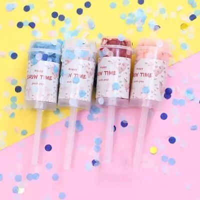 Colorful Party Decortion Supplies  Tube Confetti Popper For Wedding • $6.63