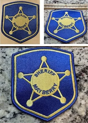 Andy Griffith Mayberry Sheriff Blue Patch  - May07 • $7.99