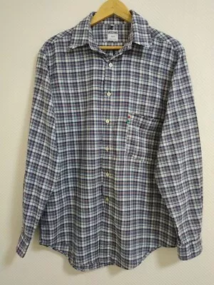 Moschino Jeans Vintage Plaid Shirt Long Sleeve Size L Made In Italy • $20