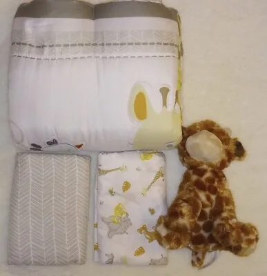  4 Pieces  Crib Bedding Sets For Boys And Girls | Baby Bedding Set Of Crib  • $25
