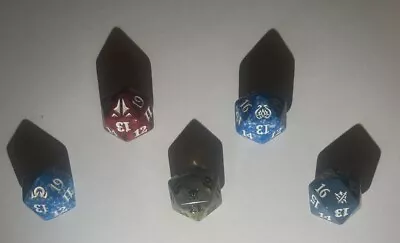 Lot Of 5 Magic The Gathering MTG D20 Spindown Dice. Gatewatch Midnight Khans. • $8