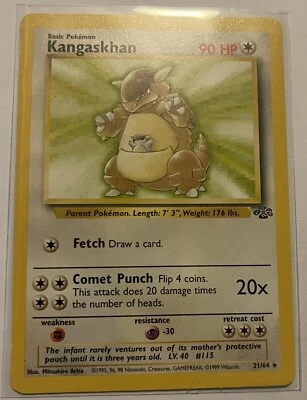 $0.99 • Buy Kangaskhan 21/64 Non Holo Rare Pokemon Jungle Played Single CArd TCG WOTC 1999