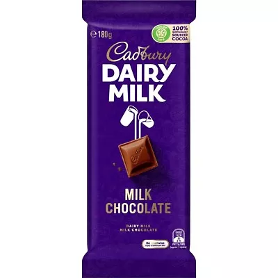 Cadbury Dairy Milk Chocolate Block 180g • $6.99