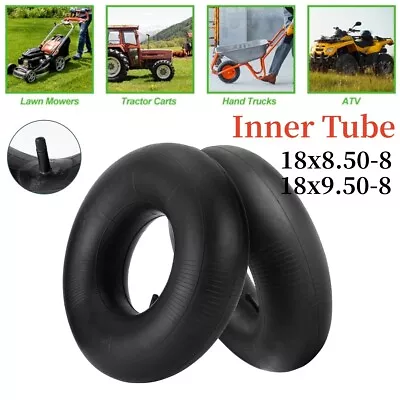 18x8.50-8 18x9.50-8 Inner Tube For Lawn Mower Wheelbarrows Tractor Golf Cart ATV • $30.07