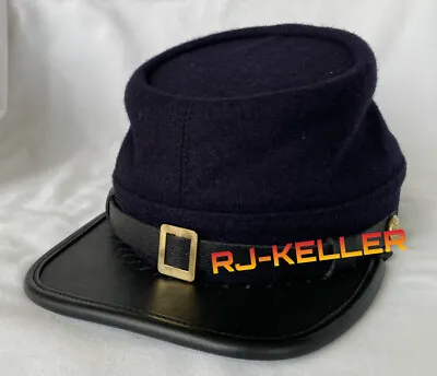 US American Civil War Union Federal Infantry Enlisted Wool Visor Hat Cap Kepi • $28.97