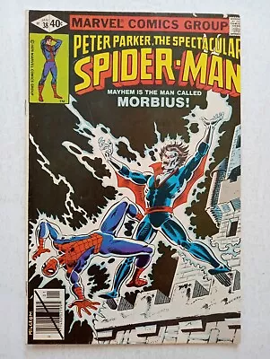 Marvel Peter Parker The Spectacular Spider-Man #38 Bronze Age 1979 Comic Morbius • £7.91