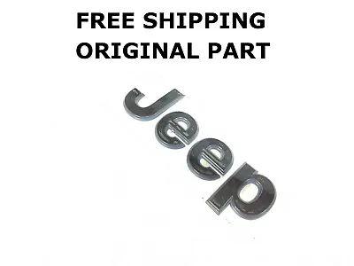 Jeep Emblem Badge Nameplate  Hood Grand Cherokee 2018-2021 New 68406600aa • $25.12