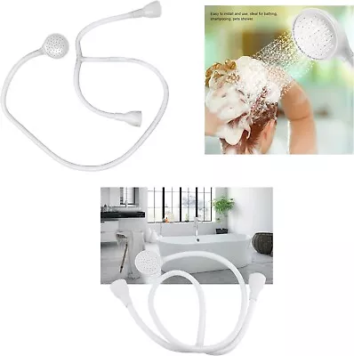 £6.35 • Buy New Double Tap Bath Sink Shower Head Hose Spray Hair Dresser Pet Push On Mixer