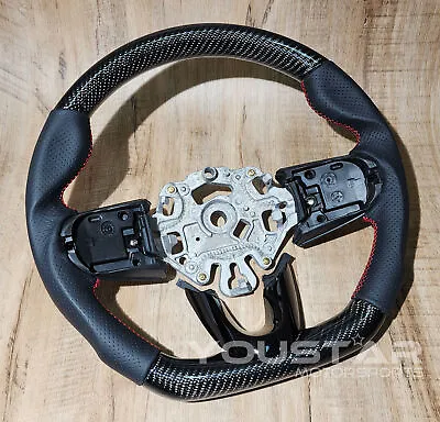 D-TYPE GENUINE CARBON Steering Wheel For MINI F54 F55 F56 F57 F60 Cooper S JCW • $429