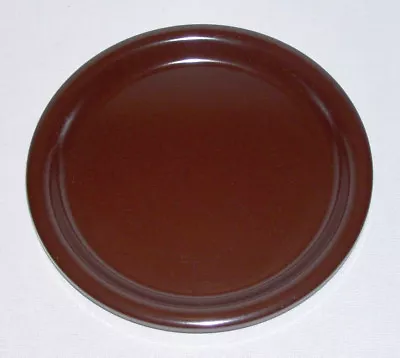 INGRID LTD. Of CHICAGO ~ Eames Era 8  Dark Chocolate Brown Melmac/Melamine PLATE • $5