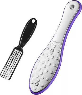 Stainless Steel Foot File With Brush Foot Callus Remover For Wet And Dry Feet • $13.99
