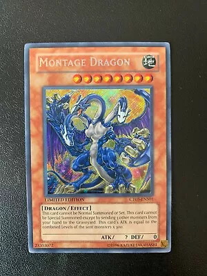 Yu-Gi-Oh! Near Mint Montage Dragon CT05-ENS01 Limited Ed. Secret Rare • $7