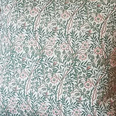 Door Curtain In William Morris Fabric Heavy Cotton   thermal Lined Sweet Bria • £125